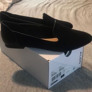 Black Aldo loafers